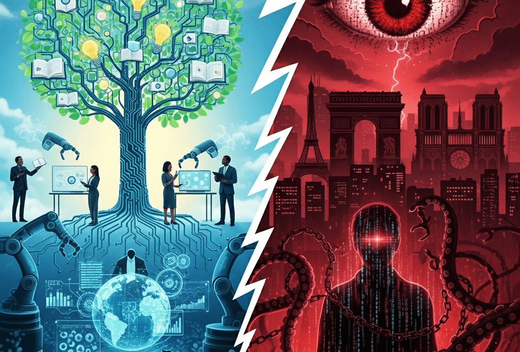 L’intelligence artificielle, promesse et menace : vers une révolution du savoir et du travail